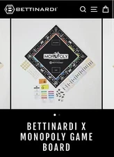 BETTINARDI X MONOPOLY GAME BOARD AUTHENTIC - MILLED
