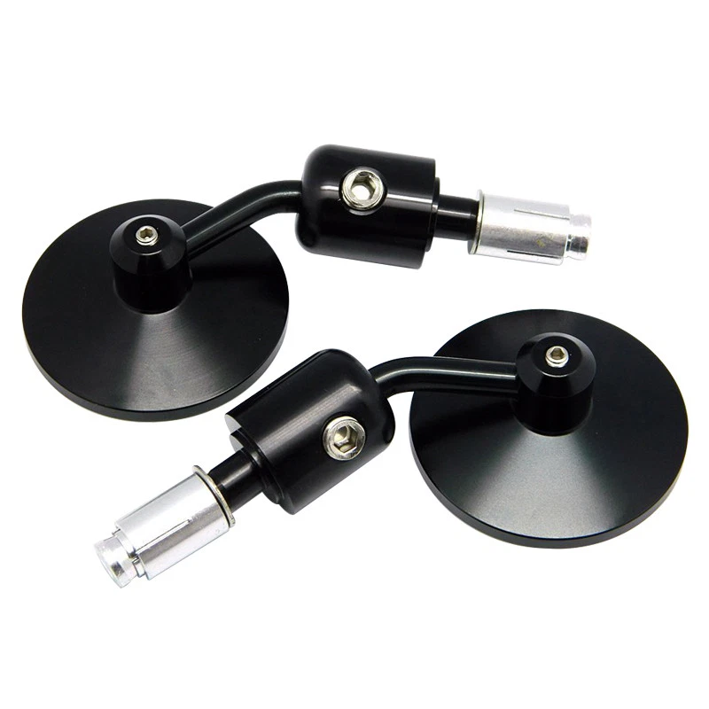 Espejos retrovisores laterales redondos con extremo de manillar de 7/8" para Yamaha Sport FZ-07 09 FZ8 Foto 2 de 4