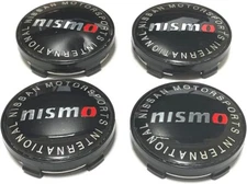 NISMO Nissan Wheel Center Cap 60mm - ABS + Aluminum Alloy Finish - 1 Set (4)
