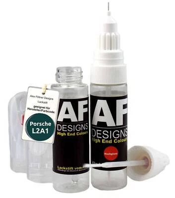 ALEX FLITTNER DESIGNS Lápiz de pintura para Porsche L2A1 verde selva metálico barniz transparente secado rápido Tup