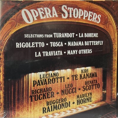 New CD Opera Stoppers PAVAROTTI Bellini Catalani Giordano Mozart Rossini Verdi