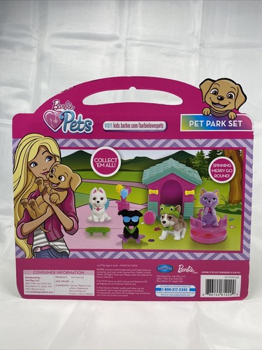 Barbie 11 Piece Pets Play Set Pet Park Set - Picture 8 of 9