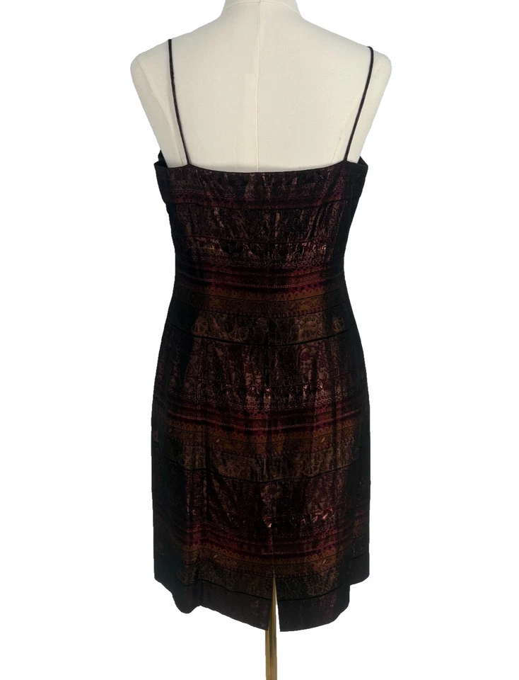 Vestido Jones New York Mujer Jacquard 8 Colorido Hada Oscura Y2K Retro Bodycon Foto 3 de 4
