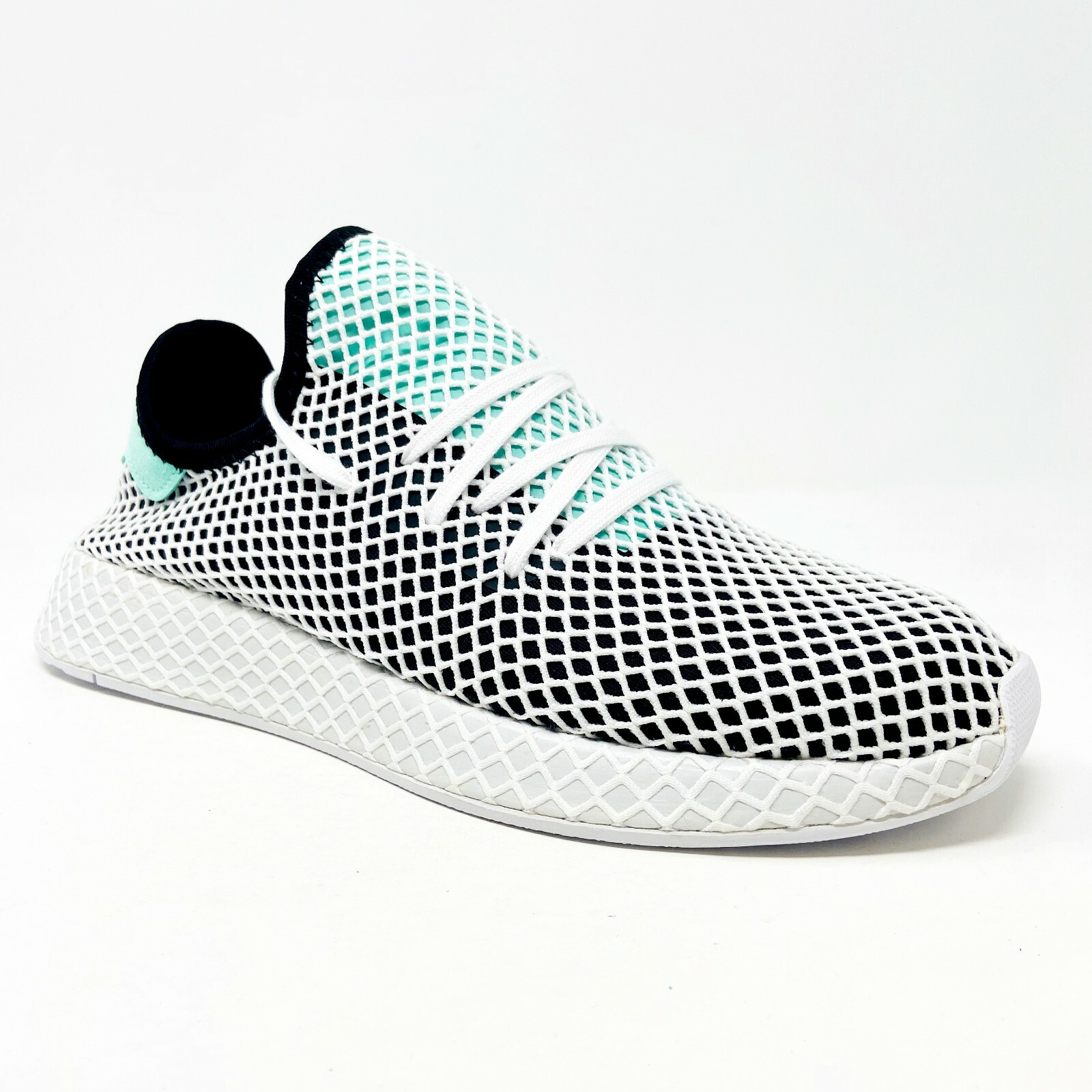 adidas deerupt core black easy green