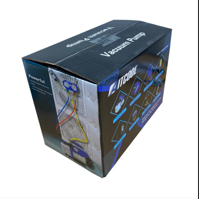 4.5CFM 1/2HP two Stage Vacuum Pump Air Conditioning Refrigeration Vacuum15µ - Image 4 of 4