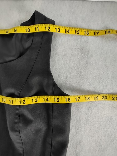 Nine West Womens Gray Sheath Sleeveless Round Neck Back Zip Midi Dress Size 8 - Picture 8 of 13