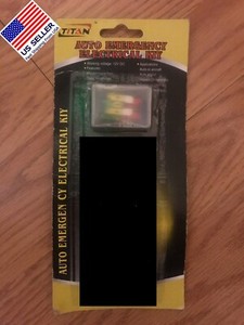 Auto Car RV Marine Motorcycle 4pc ATO Standard Blade Fuse Set 10A, 15A, 20A, 30A