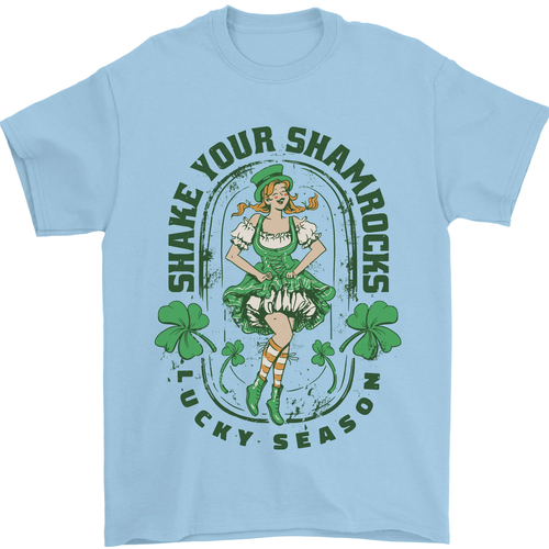 T-shirt uomo per san patrizio in 100% cotone stile casual_voghion.com
