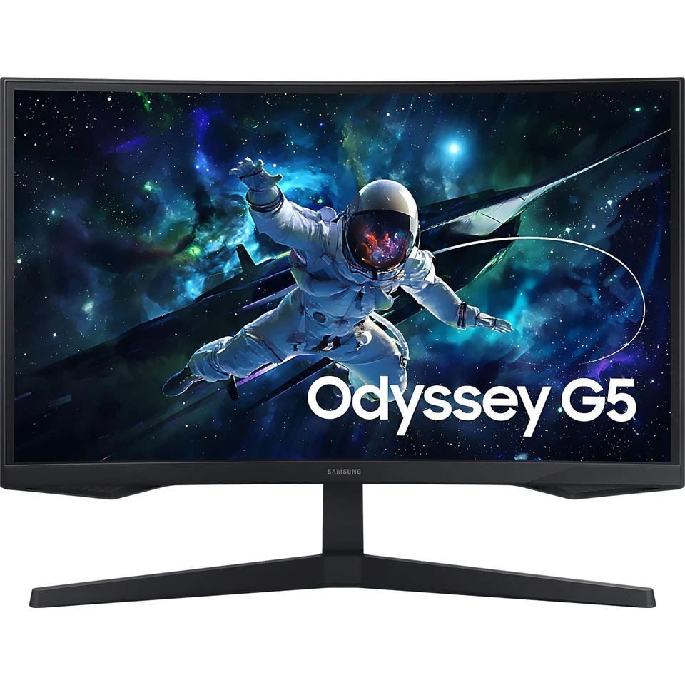Samsung Odyssey G55C Quad HD 165 Hz 27 Inches Monitor Black