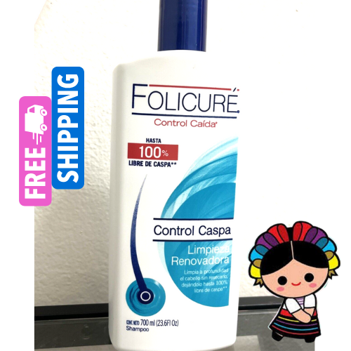 Folicuré Dandruff Control Shampoo~Renewal Cleaning~Helps w/Hair loss 700ml