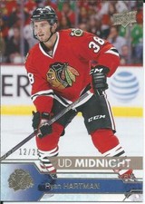 2016-17 Upper Deck Series 2 RYAN HARTMAN #295 Midnight 12/25 Spring Expo 2017