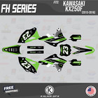Graphics Kit for Kawasaki Kx250F Kx 250F (2013-2016) Fh Series - Green
