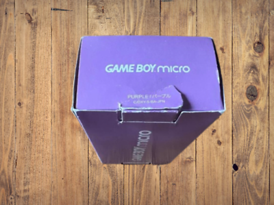 Nintendo Game Boy Gameboy Micro Purple OXY-S-BA Console Boxed Rare Unused  Japan