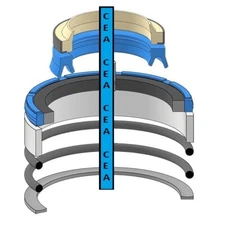 2186823 Hydraulic Cylinder Seal Kit Fits Caterpillar 236B 246B 248B 267B 277B