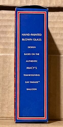 Macy's Thanksgiving Day Parade 75th Soldier Balloon Glass Christmas Ornament - Picture 2 of 5