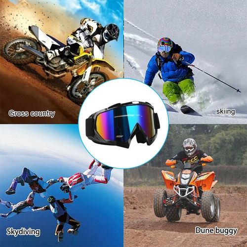 Motorcycle Goggles Motocross Racing Glasses ATV Dirt Bike Riding Protective Gear - Picture 12 of 28
