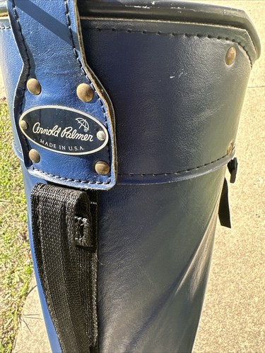 Bolsa de golf Arnold Palmer de colección azul y dorada hecha en EE. UU. 14 vías - hermosa - Imagen 17 de 24
