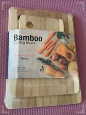 Set of 3 Eco-Friendly Bamboo Cutting Boards by LexiHome