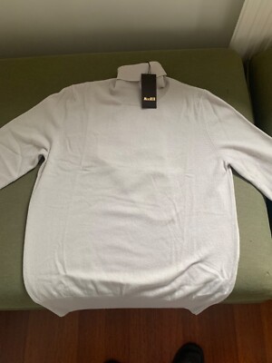 Moorer Pullover Kaschmir perlgrau
