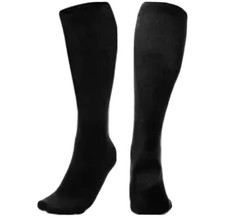 Lot of 3 Champro Multi-Sport Sock - Adult Medium Black NEW Over Calf Baseball