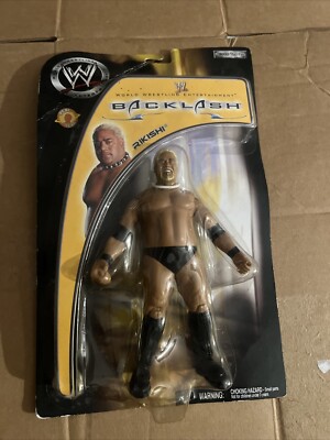 WWE RIKISHI Backlash Figure NEW On Card 2004 SERIES RARE | eBay