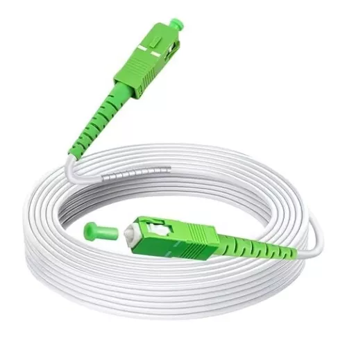 Câble Fibre Optique Monomode Simplex SC/APC-SC/APC, Blanc, Longueur au choix