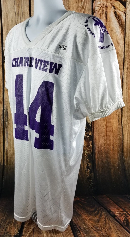 Camiseta de fútbol americano Orchard View Muskegon MI Michigan talla grande Rawlings etiquetas nuevas Foto 3 de 4