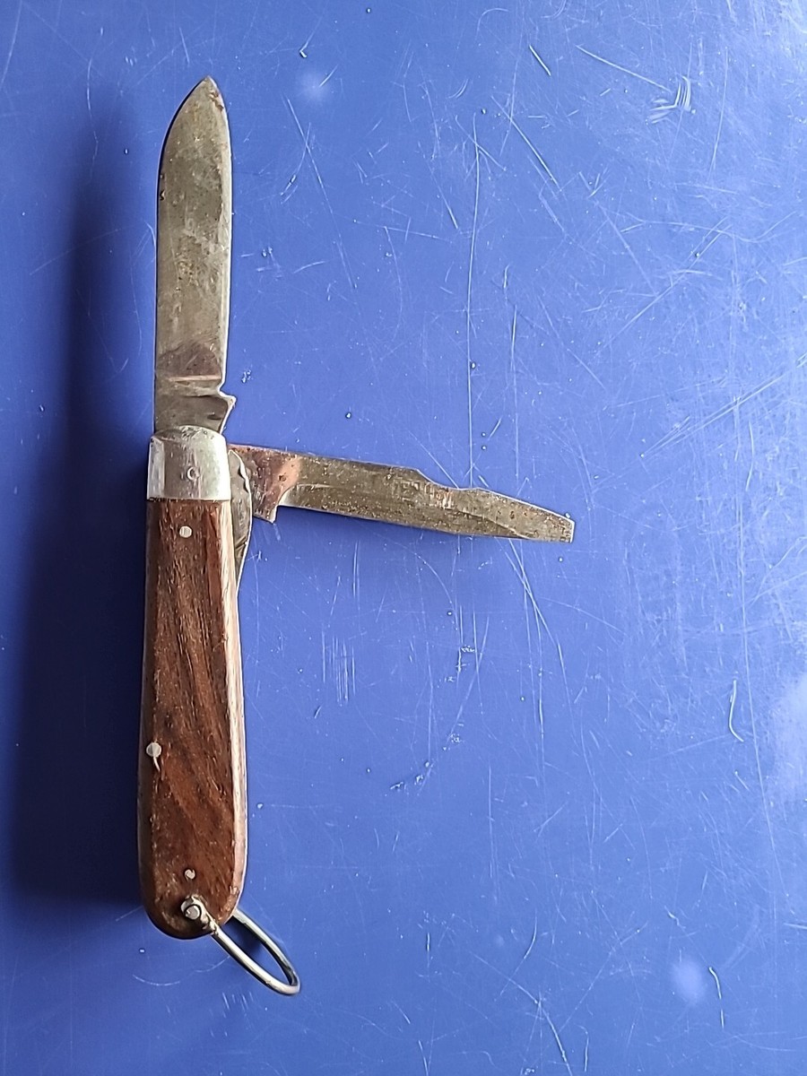 Sabre 35 Japan Pocket Knife 2 Blade Wood Handle | eBay