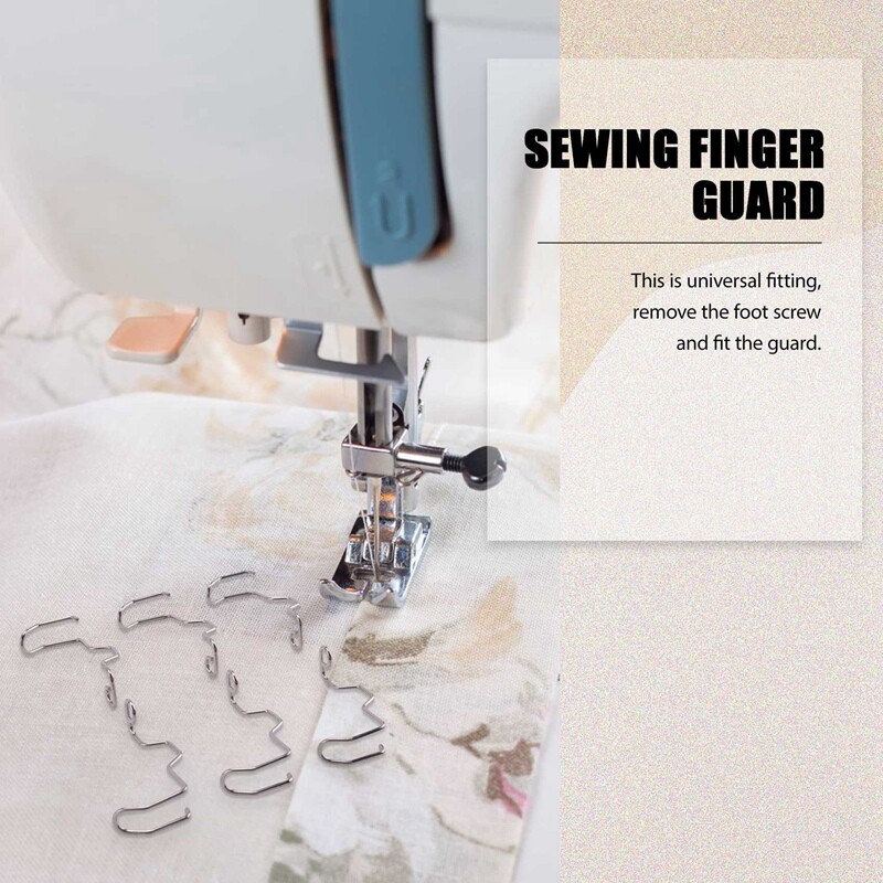 6 Pcs Sewing Machine Finger Guard, Safety Needle Finger Guard Can