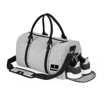 Noblag Travel Duffel Bag Outdoor Sport Gym Light Grey  display picture 1