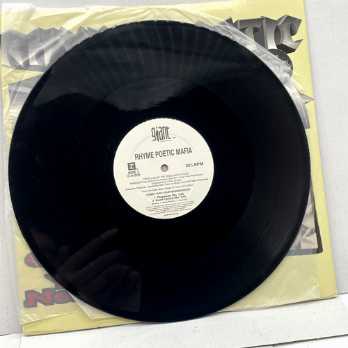 Rhyme Poetic Mafia Comin' Thru Your Neighborhood 12" 1993 Stamped Promo Rare - Imagen 3 de 6