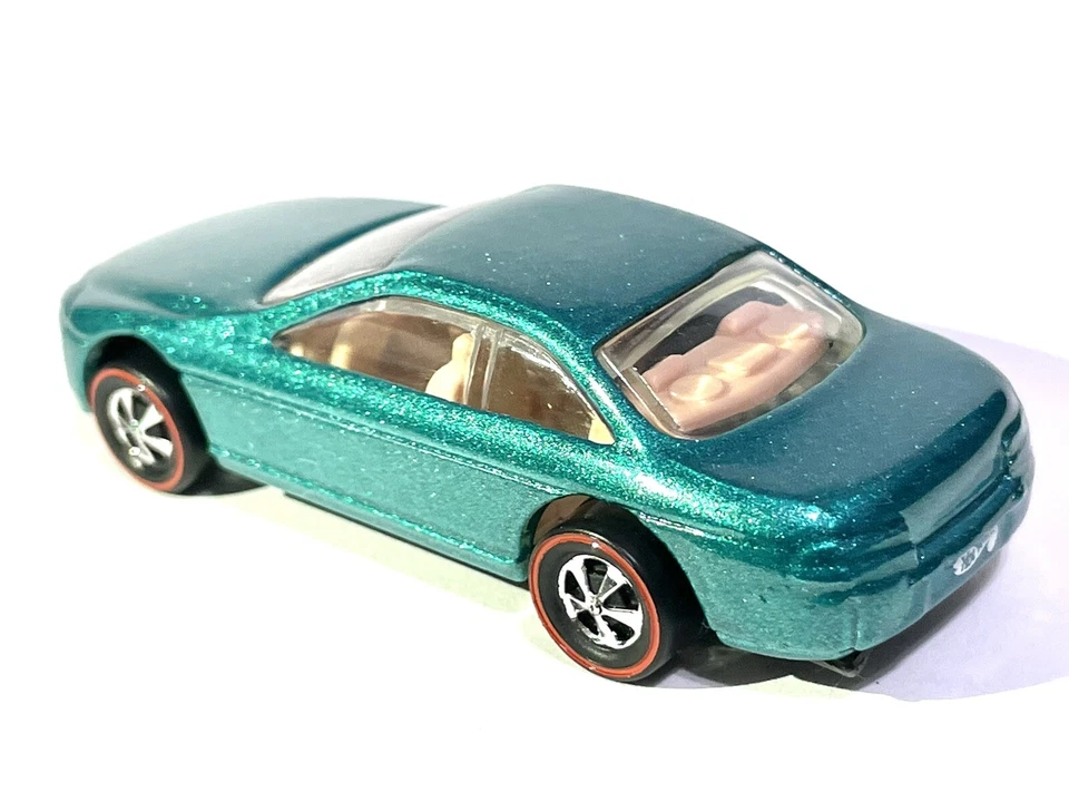 1991 Hot Wheels Lexus Sc400 CUSTOM MADE REDLINE Metallic Aqua - Image 4 of 4