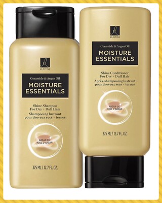 Avon Elastine Mositure Essentials Shine Sampoo  & Conditioner  For Dull Dry Hair
