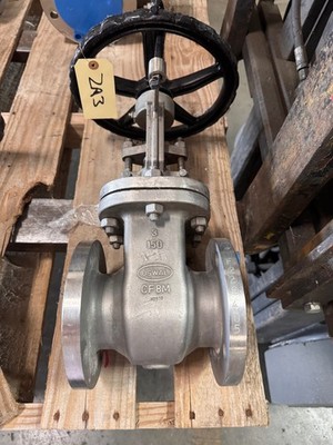 OSWAL 3'' 150 RF GATE VALVE 316 SS ZA2 & 3