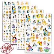 Bluey Sticker Set Mega Bundle, 500 Stickers and Door Hanger