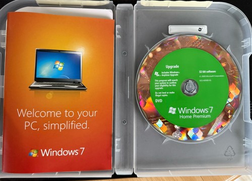 Microsoft Windows 7 Home Premium & Product Key - for 32 & 64 Bit Software w/ Key - Picture 3 of 4