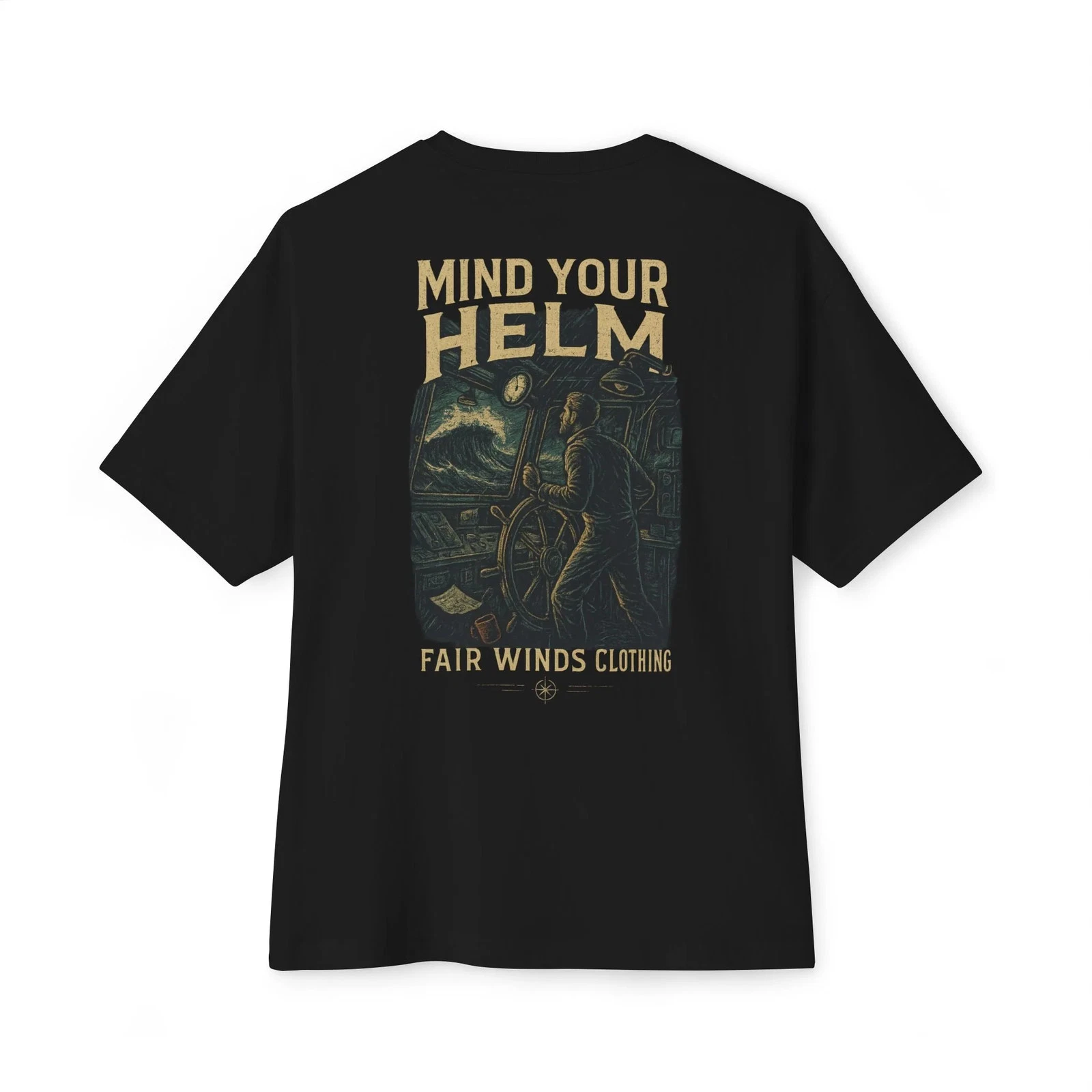 Unisex Tee - Mind Your Helm Nautical Graphic
