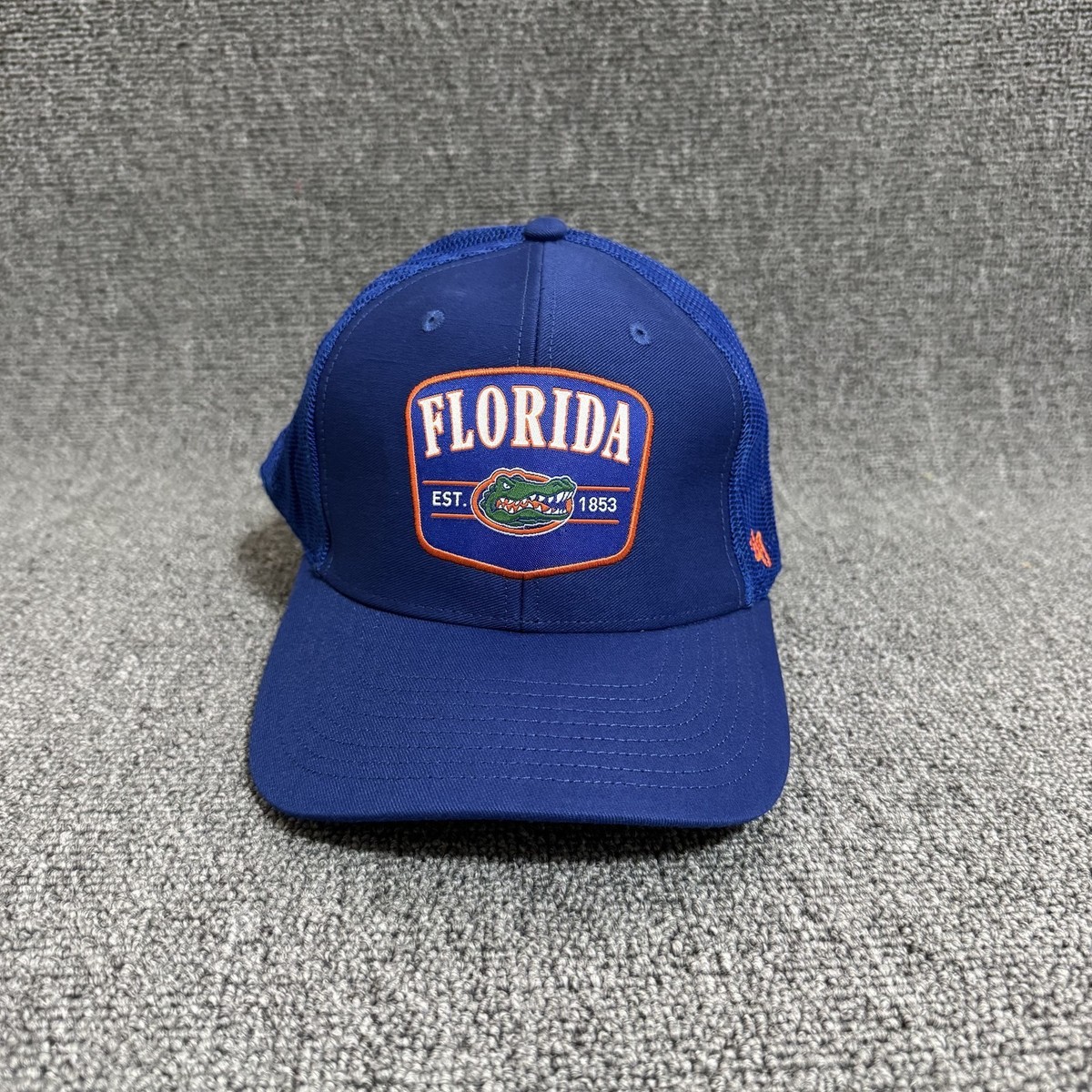 47 Brand Florida Gators Trucker Snapback Royal Blue One Size Retro Hat