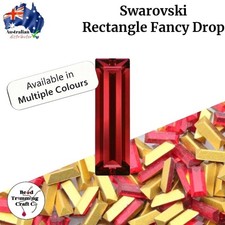 Swarovski 4500 - Rectangle Fancy Stone - 7 x 3mm - 10 pieces - Vintage