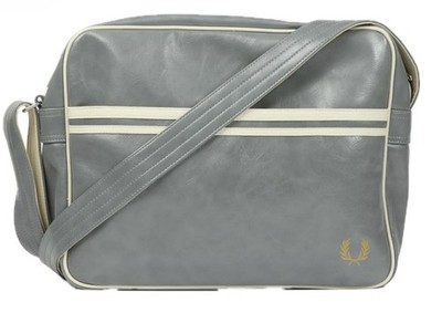 Fred Perry klassische Umhängetasche grau nagelneu mit Etikett