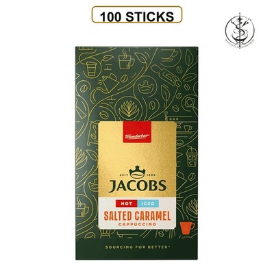 COFFEE STICKS JACOBS ICE LATTE SALTED CARAMEL - 100 STICKS - 10X(10X21.3GR)