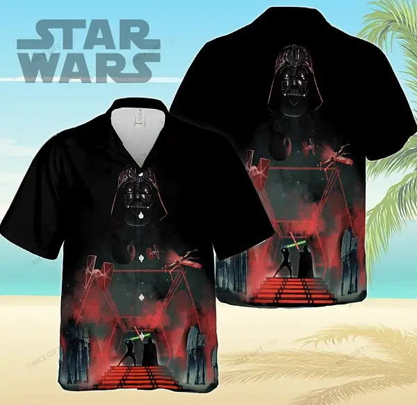 Darth Vader Dominates The 3D Star Wars Hawaiian Shirt
