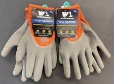 2/ 29.99 Wells Lamont "Cold Weather/Waterproof Latex Coated" Gloves 555XL 227