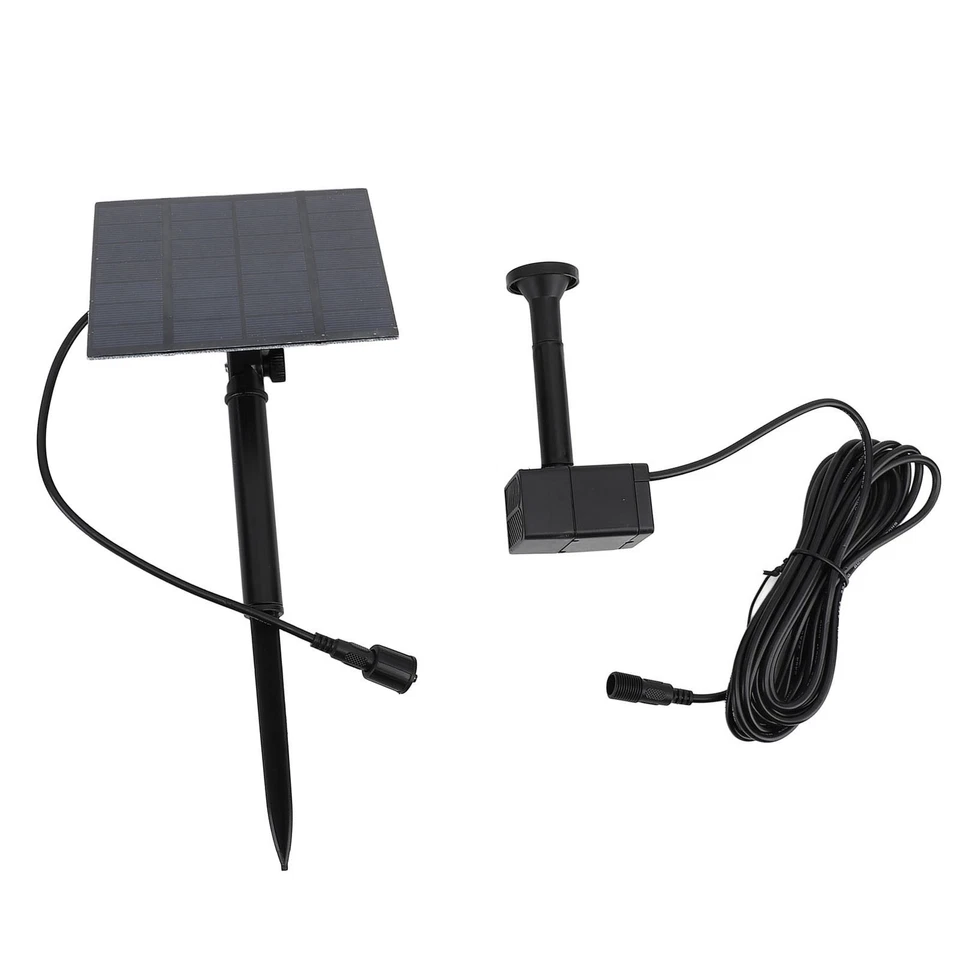 Solar Powered Water Pump Kit Powerful Jet Watering Pond Pump For Bird Bath Garde - Bild 4 von 4