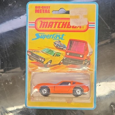 Matchbox Superfast Diecast Car Orange 1975 Unopened Box