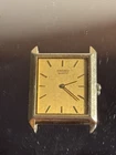 Seiko 7430-5250 Quartz SGP Tank Style Vintage Dress Watch Case Only For Parts