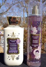 Bath  Body Works MOONLIT GODDESS Fine Fragrance Mist  Body Lotion SET of 2 NEW