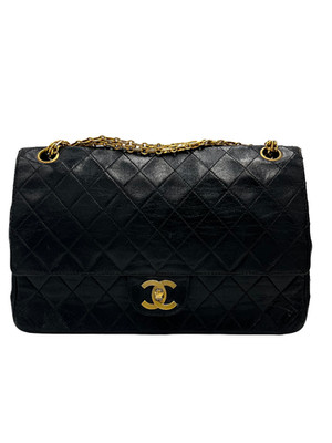 Chanel Vintage Classic Double Flap Bag Cuir grand