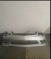 Mercedes C W204 2007-11 Frontstoßstange SRA PDC AMG-Line, 775 Irridiumsilber