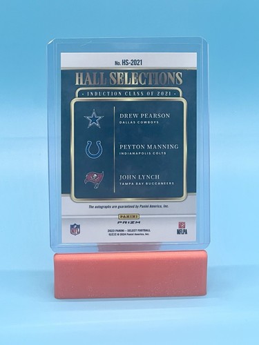 2023 Select Hall Selection Signatures #2 D. Pearson/P. Manning/J. Lynch Auto - Picture 2 of 2